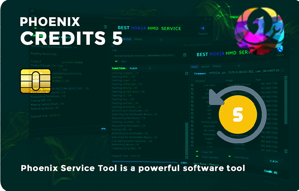 Phoenix Service Tool [ Nokia HMD TOOL ] (FLASH - FRP - FACTORY RESET) 